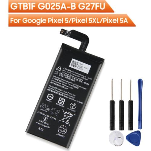 Original Replacement Phone Battery GTB1F For Google Pixel 5 Pixel5 4000mAh G025A-B For Google Pixel 5 XL Pixel5XL 3800mAh