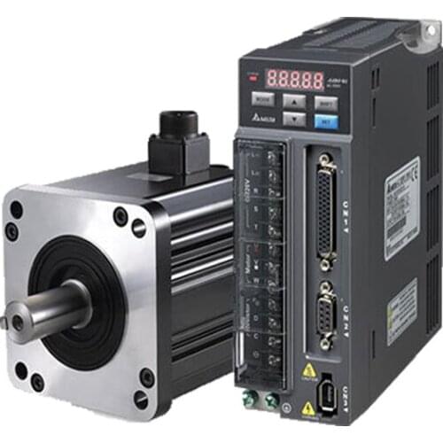 2kw 4kw servo motor with control drive delta ECMA-C21020SS ASD-B2-2023-B 3000 rpm 100mm 6.37nm 17 bits encoder