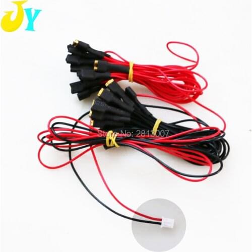 5V 12V bulb Series Signal Wire 6.3mm /2.8mm Terminal For Push button Led Cable 2pin connector to USB Encoder