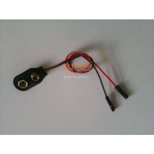 High quality free ship 1000PCS/lot 9V DC to Dupont 2P Male/Female wire