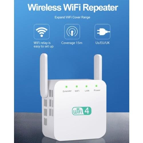 Wifi Repeater Wireless Router AP Repeater Client Bridge IEEE 802.11 b/g/n 300Mbps Mini 300M Roteador Wi Fi Router