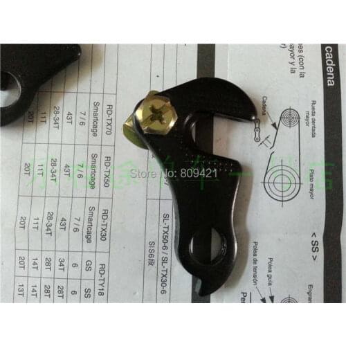 300pcs/lot For Shimano rear gear mech derailleur hanger convertor / adapter for Sram Derailleur Hanger drop out with bolts