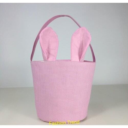 50pcs/lot 2021 Fashionable New Design Easter Decoration Bunny Ear Bucket Good Quality Easter Gift Bag