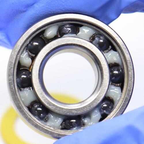 6000-2RS Stainless Bearing 10*26*8 mm ( 1 PC ) ABEC-3 6000 RS Bicycle Hub Front Rear Hubs Wheel 10 26 8 Ceramic Balls Bearings