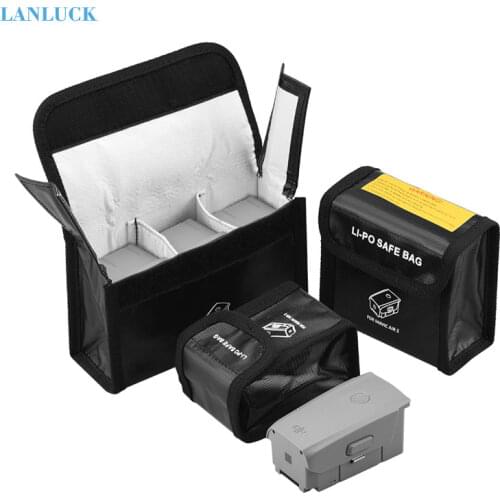 For DJI Mavic Air 2/Air 2S Drone LiPo Battery Safe Explosion-proof Protective Bag Battery Storage Bag Case Accessories