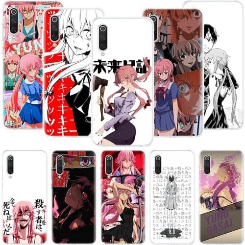 Mirai Nikki Gasai Yuno Anime Phone Case For Xiaomi Redmi Note 10 9 8 Pro 9S 8 8T 7 6 5 6A 7A 8A 9A 9C 4X S2 K20 K30 Art Cover Co