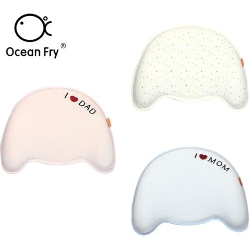 Baby Newborn Pillow Memory Foam Transparent Positioning Pillow Velvet Head Protection Cushion Toddler Babys Sleep Bedding Pillow