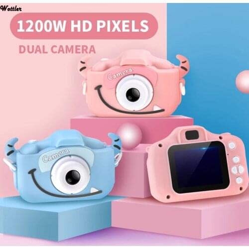 Childrens Camera Waterproof 1080P HD Screen Camera 1200W Pixels Video Toy Kids Cute Cartoon Camera Outdoor Photography Kids