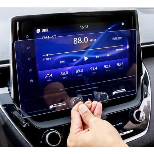 Tempered Glass Car GPS Navigation Screen Protector Film For Toyota Corolla 2019 2020 LCD Touch Display Protective Cover Sticker