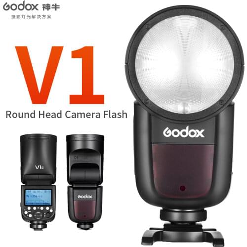 Godox V1 Speedlight V1C V1N V1S V1F V1O V1P TTL HSS 1/8000s Li-ion Battery Speedlite Flash for Canon Nikon Sony Fuji Pentax