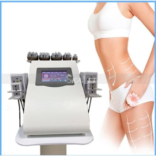 Well Effective! 40k Ultrasonic Liposuction Cavitation Body Slimming Vacuum RF Skin Rejuvenation Beauty Equipment