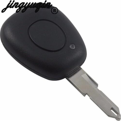 Jingyuqin 1 Button No Blade Key Shell Cover for Renault Megane Scenic Laguna Car Remote Key Fob Case