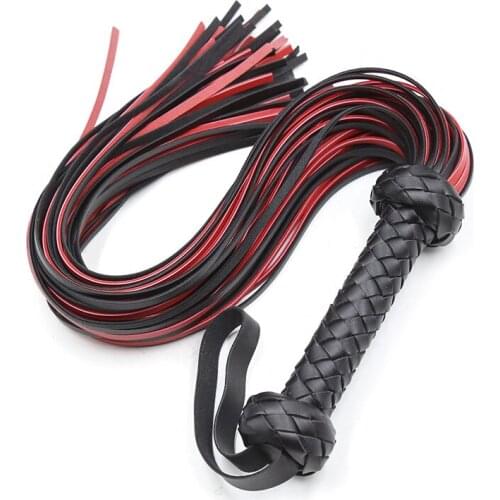 Adult Games Cosplay Slave Restraints Spanking Weave Handle BDSM Whip Erotic Toys For Sex Couple Bondage Flogger Woman Sex tools