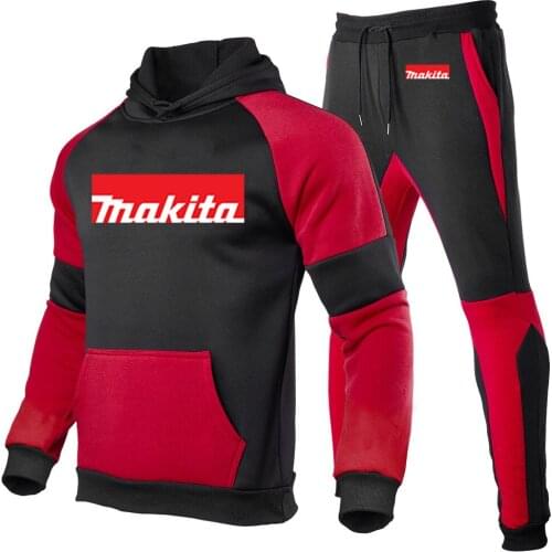 Makita Logo 2021 New Autumn Spring mens sportswear pants jogging suit 2-piece sportswear sportswear running sweatshirts