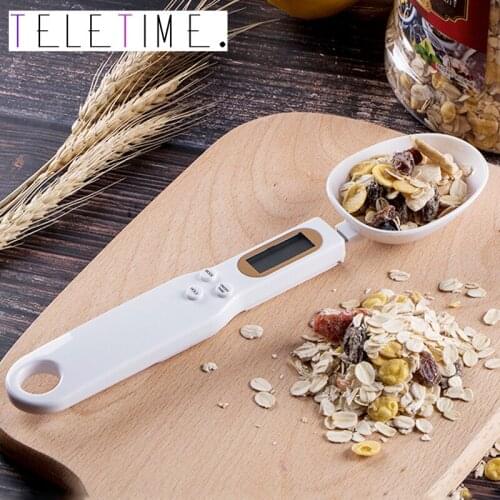 Kitchen Measuring Spoon 500/0.1g LCD Display Digital Electronic Digital Spoon Scale Mini Kitchen Scales Baking Accessories Tools