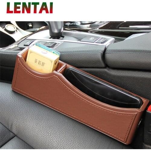 LENTAI For Renault megane 2 3 duster captur Ford focus 2 3 mk2 fiesta ranger Acura 1PC Auto Car Seat Gap Box Armrest Organizer