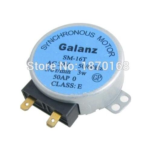 1 piece SM-16T AC 30V 3W 5/6 rpm Microwave Turntable Turn Table Motor Synchronous Motor SM-16T approx 14mm Spindle tall