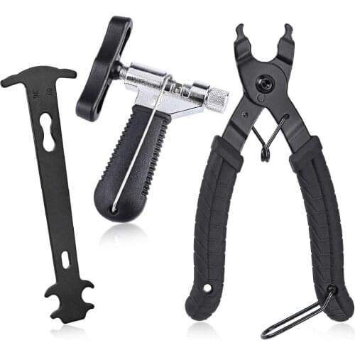Bicycle Repair Tool Set Bike Chain Pliers Magic Buckle Link Plier Cycling Chain Splitter Cutter Checker Bike Repair Tool