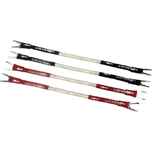 Nordost Odin 2 speaker jumper pure silver 7 core 1.8mm speaker bridge wiring over machine line speaker high and bass wiring