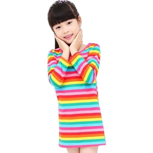 2020 New Baby Girl Dress With Princess Long Sleeve Dresses Fashion Children Girls Spring Autumn Clothing For Kids