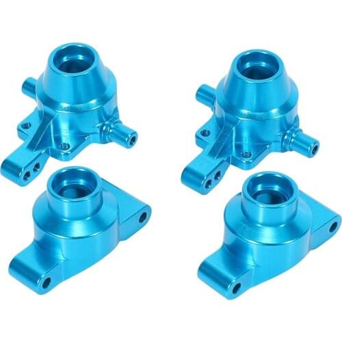 Aluminum Alloy Front Rear Knuckle Arm Steering Cup Upright Hub Carrier For 1/10 RC Car Tamiya TT-01 TT01 Upgrade Parts