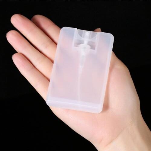 20ml Portable Refillable Perfume Roller Spray Empty Bottle Moisturizing Water Box Card Type Travel Empty Container Atomizer