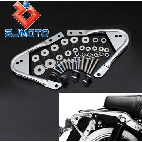 Detachable Two Up Luggage Rack Docking Hardware Kit For Harley Touring Road King Road Glide Street Glide Electra Glide 1997-2008