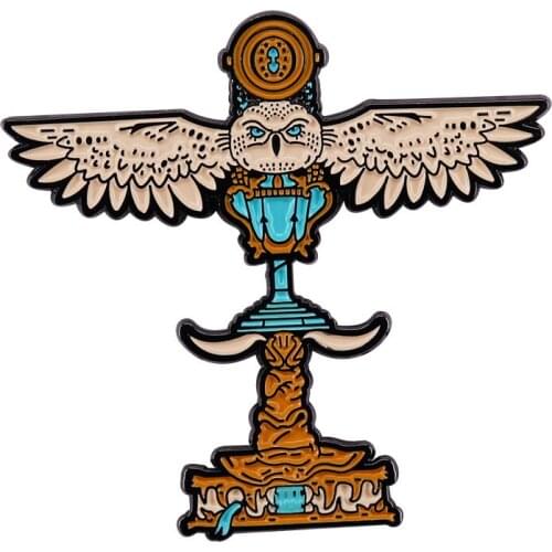 Hedwig Happiness - Wizard Magic World Brooch Pins