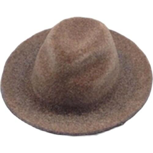 1/6 Soldier Brown Top Hat Model Clothes Accessories Fit 12'' Action Figure Body