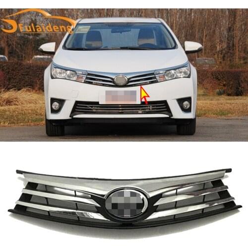 1pcs For Toyota Corolla 2014-2016 Front Bumper Grille Mesh Vent Car Styling Accessories