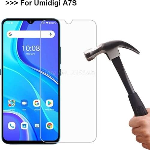 2-1PCS Protective Glass Cover FOR UMIDIGI A7 Pro Tempered Glass Screen Protector on Pantalla UMI UMIDIGI A7S Pelicula de vidro