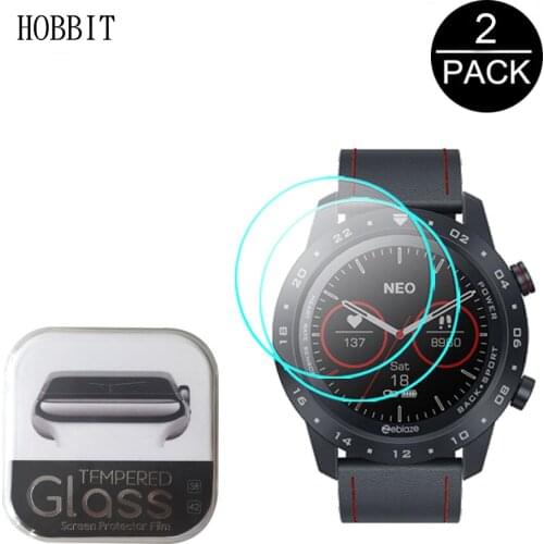 2PCS For Zeblaze NEO 2 Smart Watch Screen Protector Tempered Glass For Zeblaze NEO2 2.5D Clear HD Scratch Resistant Guard Glass