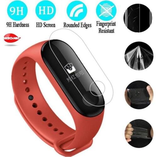 3pcs Protector For Miband3 Mi band 3 HD Ultra Thin Anti-scratch Screen Protective Film for Xiaomi Mi Band 3 Band3 Screen
