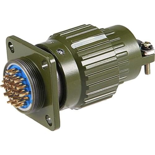 Aviation Connector, 28mm 24P YP28-24 Waterproof Male Wire Panel Power