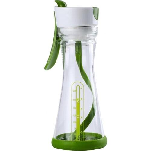 Mixing Bottle Multi-function Heat-resistance Plastic Green Stirring Protein Mixing Juices Liquid Seasoning Shaker Bottle