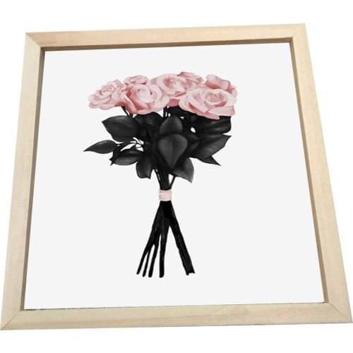 4 Sticks/Set DIY Solid Wooden Frame for Wall Art Picture Oil Painting Canvas Home Bedroom Dormitory Decor