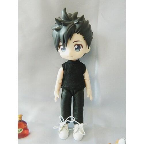 Childrens hand toys 1/12 ob11 doll doll clothes hoodie with big cap available BJD / SD doll accessories ob11doll Sports pants