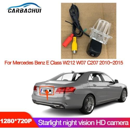 For Mercedes Benz E Class W212 W07 C207 2010~2015 Car Rear View Back Up Reverse Parking Camera High quality + Night vision CCD