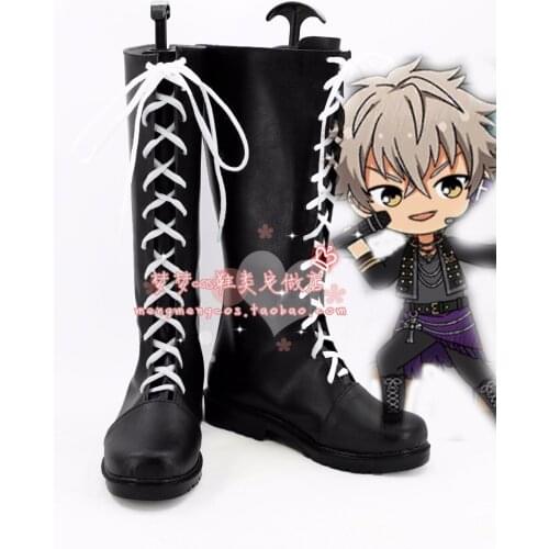 Ensemble stars Oogami Koga cosplay shoes Boots Custom Made 3679