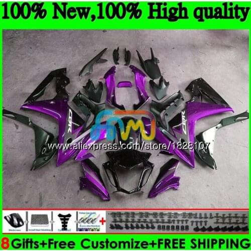 CBR-650F For HONDA CBR 650 F CBR650F 11 12 13 14 15 83BS.96 CBR650 F Purple blk CBR 650F 2011 2012 2013 2014 2015 2016 Fairing