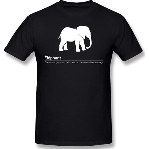 Kaamelott They Had Elephants T Shirt Plus Size O-neck Cotton Short Sleeve Shirts