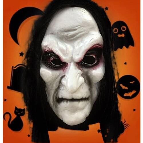 Halloween Horror Mask Ghost Festival Zombie Mask Scary Halloween Mask for Cosplay Bar Performances Night Masquerade Theme Party