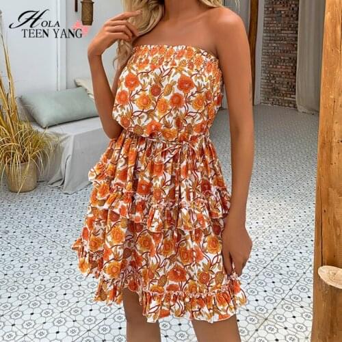 HolaTeenYang Off-the-shoulder Summer Dresses