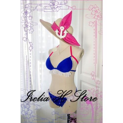 Custom made/size Azur Lane MNF Tartu Cosplay Costume MNF Tartu summer swimsuit swimwear sexy lingeries