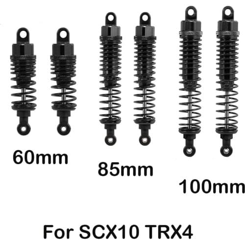 Metal Shock Absorber RC Model Parts Monster Truck Model Parts adjustable oil 60-85-100mm damper 1/10 RC SCX10 TRX4 D90 2021