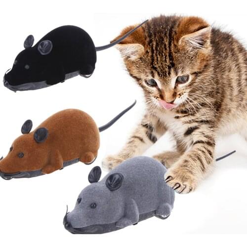 Mouse Toys Wireless RC Mice Cat Toys Remote Control False Mouse Novelty RC Cat Funny Playing Mouse Toys Electronic Rat Mouse
