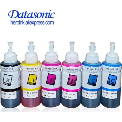 DAT 4x 100ml Refill Dye Ink 664 Set 6641 Compatible for Epson L100 L101 L110 L120 L200 L201 L210 L220 L300 L350 L355 L550 L555