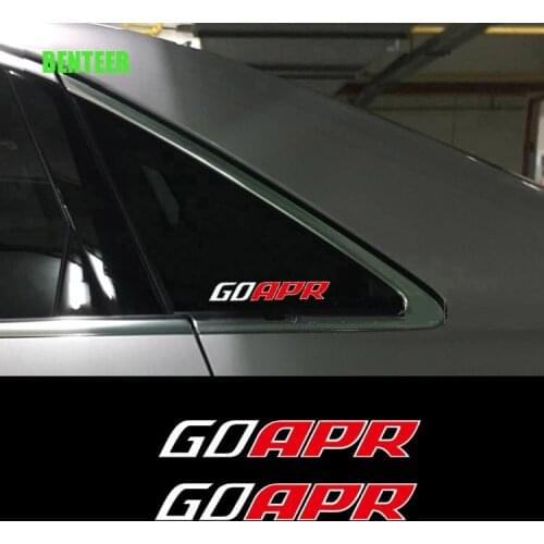 2pcs APR Car Windows Sticker For VVolkswagen Golf6 Golf7 Polo Sagitar B6 R36 B7L CC Touran Passat B8