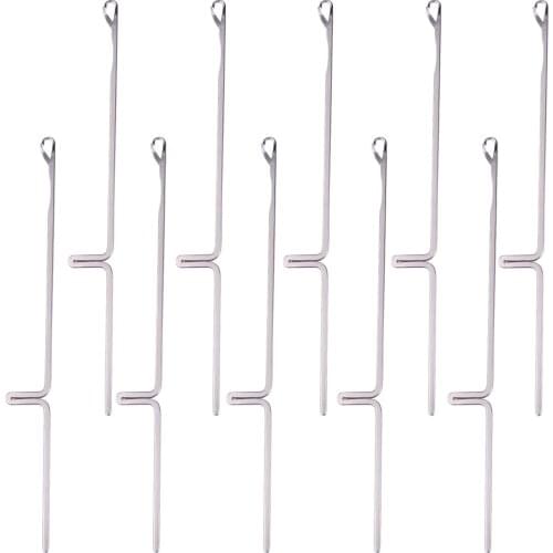 LETAOSK 10pcs New Knitting Needles 413426001 Fit for Brother Bulky Gauge 9mm Knitting Machine Including KH270 KH260