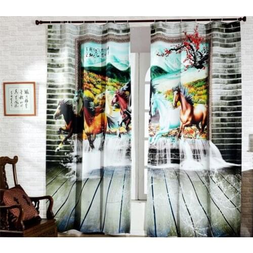 Window Curtains Luxury Blackout 3D Curtains For Living Room Bedroom Drapes cortinas Rideaux Customized size Hotel decoration